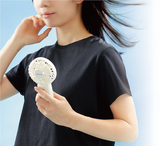 RHYTHM Silky Wind Mobile 2 Fan 麗星勾掛式雙葉手提風扇