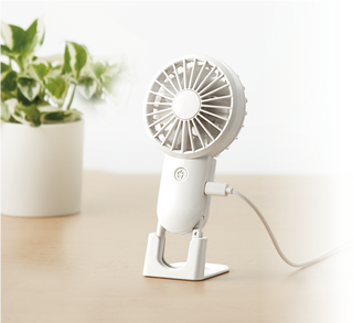 RHYTHM Silky Wind Mobile 2 Fan 麗星勾掛式雙葉手提風扇