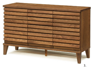 岡製作所 Saison Walnut Cabinet