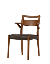 1-Style SS DC25A-R Short Arm Dining Chair