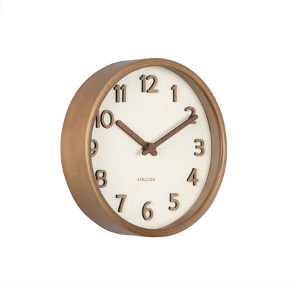 Karlsson Wall Clock Pure Small - Ivory (S)