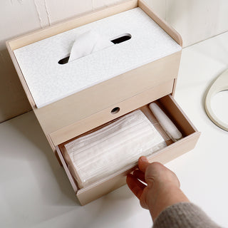 Yamato KANNYU Tissue Box with 2 Drawer 限定商品