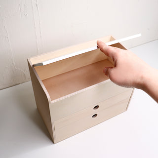 Yamato KANNYU Tissue Box with 2 Drawer 限定商品