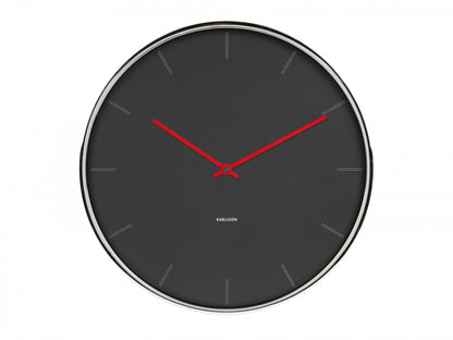 Karlsson Wall Clock Thin Line Numbers (GY)