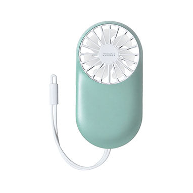 PRISMATE Rechargeable oval slim fan with finger ring PR-F045