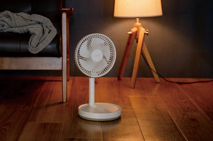 PRISMATE Foldable Cordless Living Fan with Swing Mode PR-F078