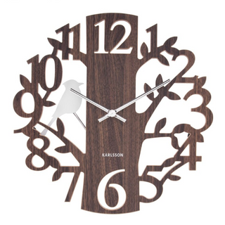 Karlsson Wall Clock Woodpecker